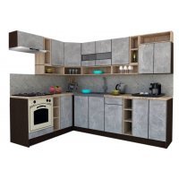 Bucatarie de Colt COSSY NEW 180-260 St. Wenge / Decor 4298